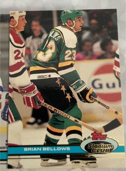 1991-92 Topps Stadium Club #87 Brian Bellows — front