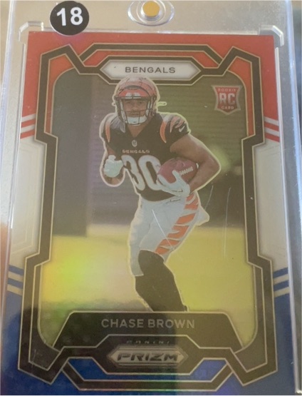 2023 Panini Prizm #318 Chase Brown — front