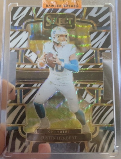 2023 Panini Select #52 Justin Herbert — front