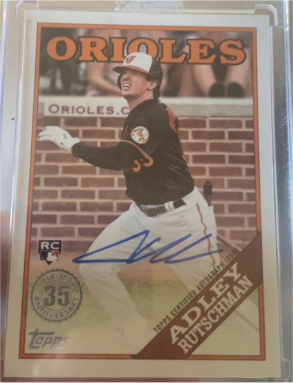 2023 Topps 1988 Autograph #88BA-AR Adley Rutschman — front