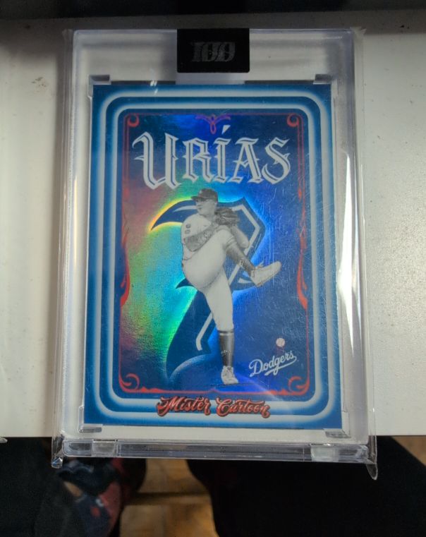 2023 Topps Project 100 #88 Julio Urias by Mister Cartoon — front