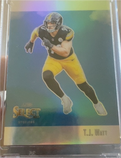 2023 Panini Select Score Select Throwback #STW-TWA T.J. Watt — front