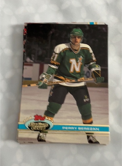 1991-92 Topps Stadium Club #227 Perry Berezan — front