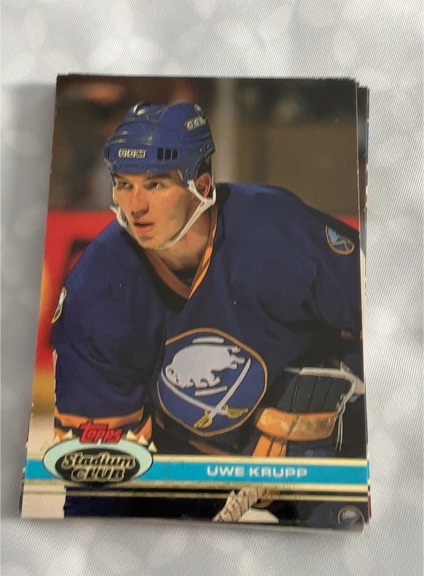 1991-92 Topps Stadium Club #62 Uwe Krupp — front