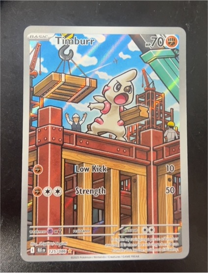 2023 Pokémon Scarlet & Violet #125 Timburr — front