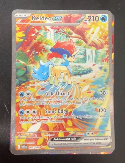 2025 Pokémon Scarlet & Violet #167 Keldeo ex — front