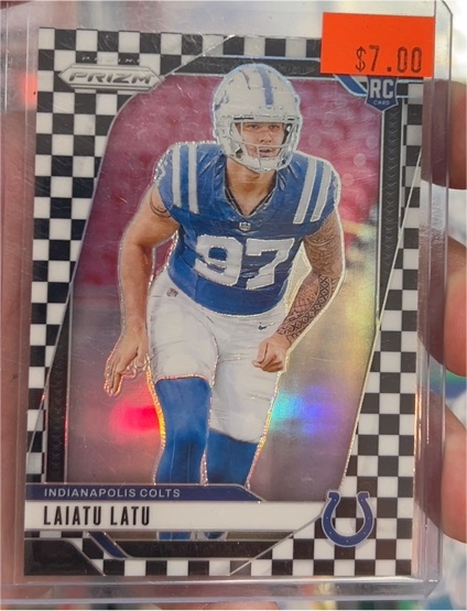 2024 Panini Prizm #366 Laiatu Latu — front