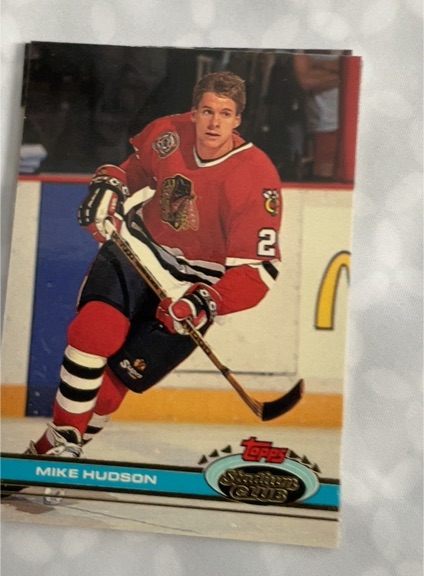 1991-92 Topps Stadium Club #22 Mike Hudson — front