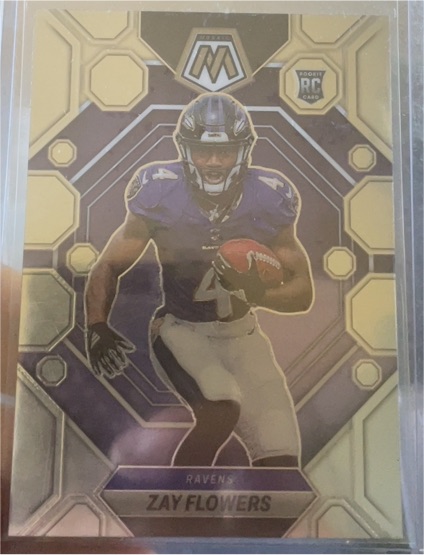 2023 Panini Mosaic #380 Zay Flowers — front