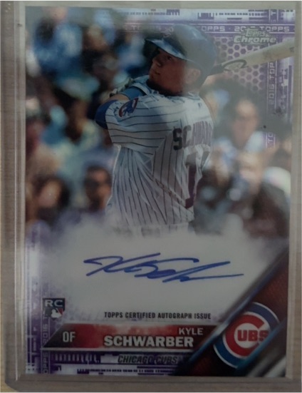 2016 Topps Chrome #166 Kyle Schwarber — front