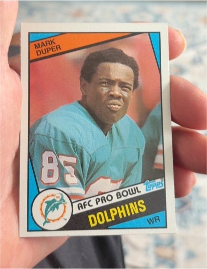1984 Topps #120 Mark Duper — front