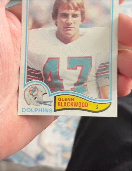 1982 Topps Football #47 Glenn Blackwood — front