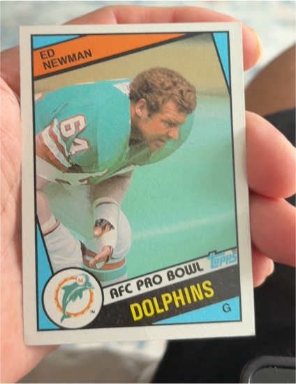 1984 Topps #126 Ed Newman — front