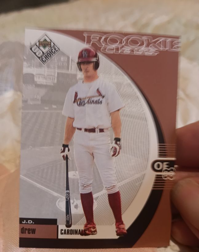 1999 Upper Deck UD Choice #27 J.D. Drew — front