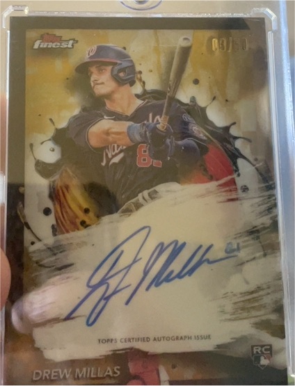 2024 Topps Finest #FA-DM Drew Millas — front