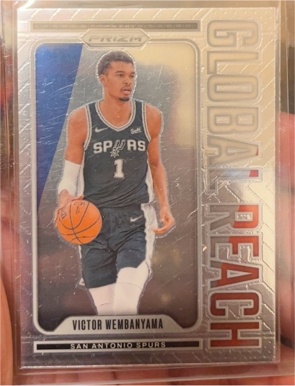 2024-25 Panini Prizm #9 Victor Wembanyama Global Reach — front