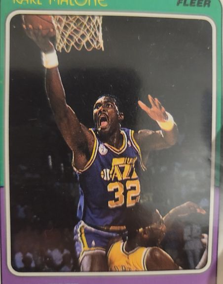 1988-89 Fleer #114 Karl Malone — front