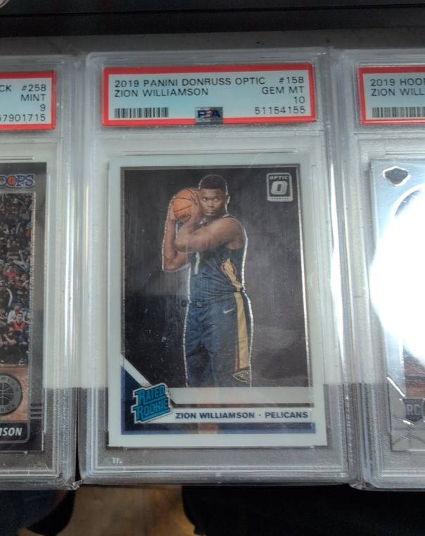 2019 Panini Donruss Optic #158 Zion Williamson — front