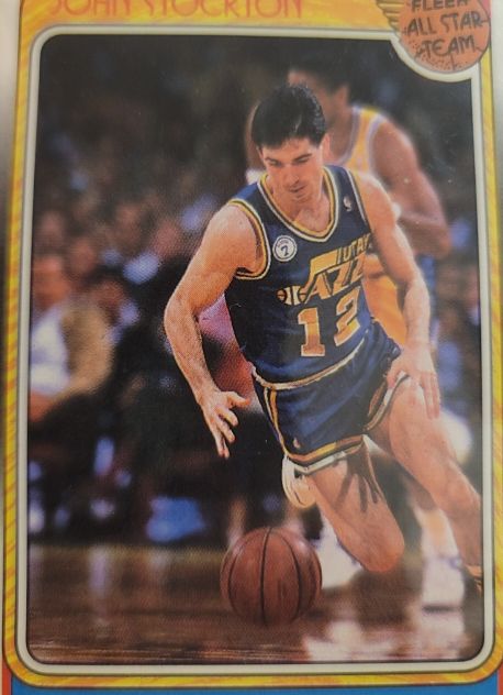 1988 Fleer #127 John Stockton — front