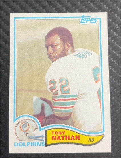 1982 Topps #133 Tony Nathan — front