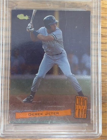 1994 Classic Cream of the Crop #C17 Derek Jeter — front