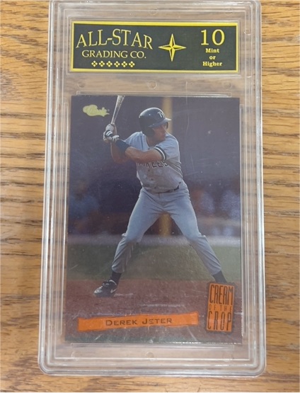 1994 Classic Cream of the Crop #C17 Derek Jeter — front