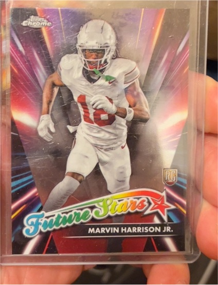 2024 Topps Chrome #FS-8 Marvin Harrison Jr. Future Stars Rookie — front