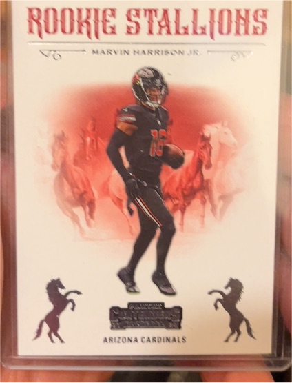 2024 Panini Contenders Rookie Stallions #5 Marvin Harrison Jr. — front