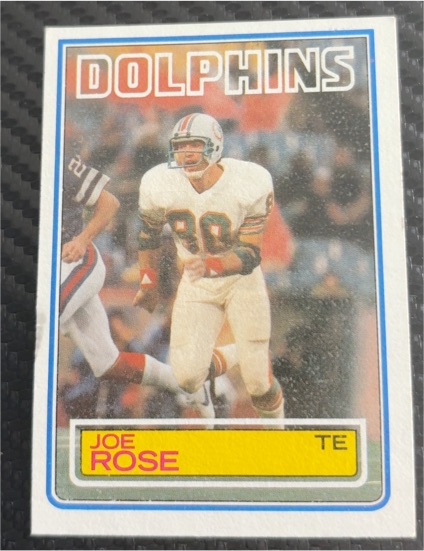 1983 Topps #320 Joe Rose — front