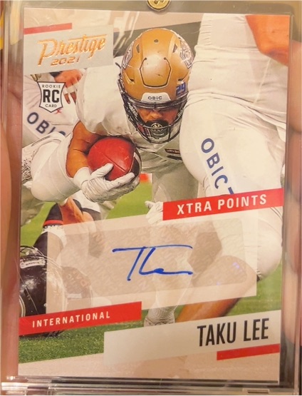 2021 Panini Chronicles Draft Picks Prestige Xtra Points Signatures #PS-TLE Taku Lee — front