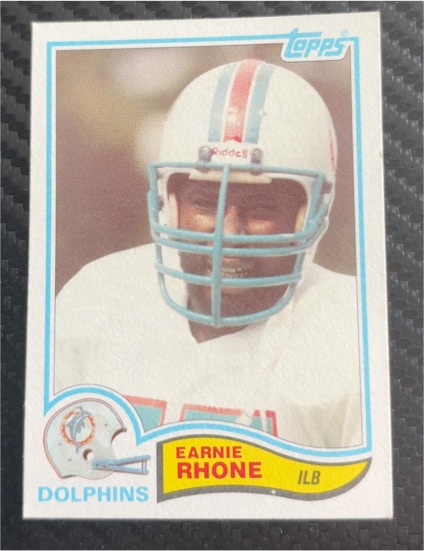 1982 Topps #135 Earnie Rhone — front