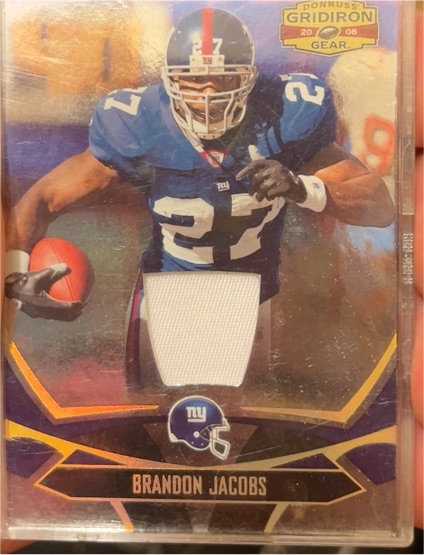 2008 Donruss Gridiron Gear #66 Brandon Jacobs — front