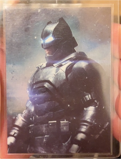 McFarlane DC Multiverse Batman Armor Suit (BvS) Trading Card — front