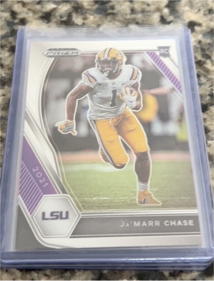 2021 Panini Prizm Draft Picks #112 Ja'Marr Chase — front