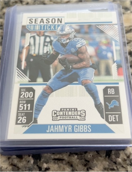 2024 Panini Contenders #32 Jahmyr Gibbs — front