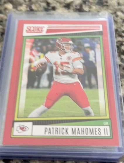 2022 Panini Score #116 Patrick Mahomes II — front
