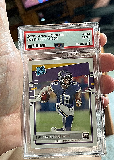 2020 Panini Donruss #313 Justin Jefferson — front
