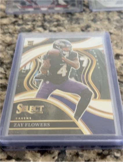 2023 Panini Select Club Level #201 Zay Flowers — front