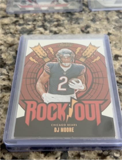 2024 Panini Absolute Football #RO-DME DJ Moore Rock Out — front