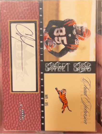 2004 Fleer Showcase Sweet Sigs #SSA-CJ Chad Johnson — front