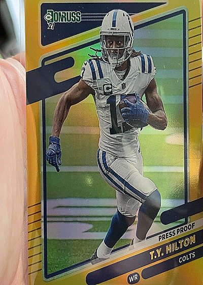 2021 Donruss #152 T.Y. Hilton — front