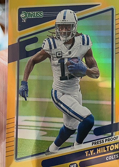 2021 Donruss #152 T.Y. Hilton — front
