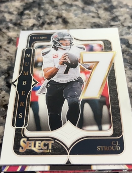 2024 Panini Select Numbers #18 C.J. Stroud — front
