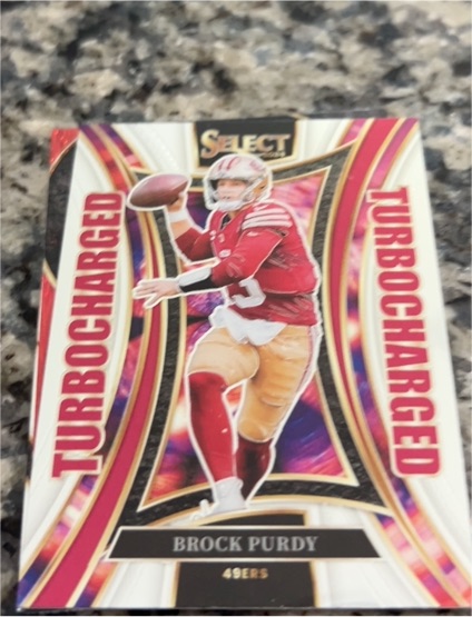 2024 Panini Select Football Turbocharged #19 Brock Purdy — front