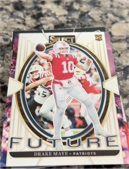 2024 Panini Select #5 Drake Maye Future Rookie Card — front