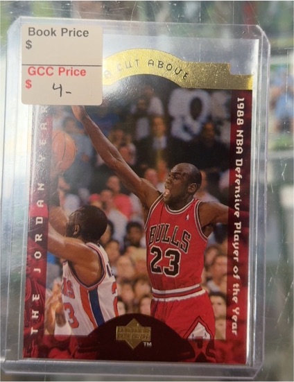 1996 Upper Deck Collector's Choice #CA4 Michael Jordan A Cut Above — front