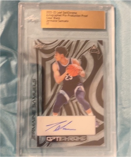 2022 Leaf Optichrome Jermaine Samuels #FOTL — front