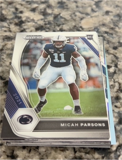 2021 Panini Prizm Draft Picks #136 Micah Parsons — front