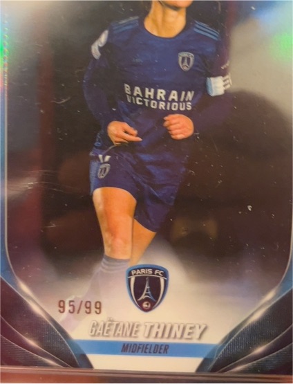 2023-24 Topps Chrome UEFA Women's Champions League #23 Gaetane Thiney — front