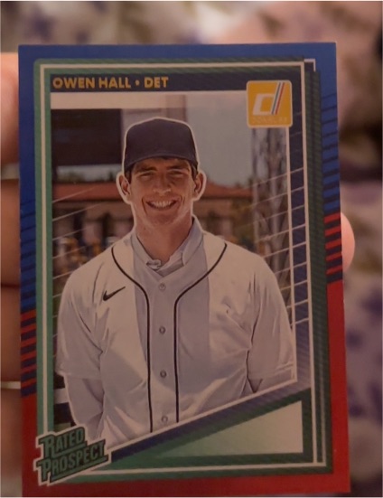 2025 Donruss #130 Owen Hall — front